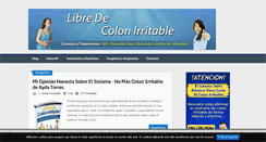Desktop Screenshot of libredecolonirritable.com