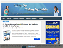 Tablet Screenshot of libredecolonirritable.com